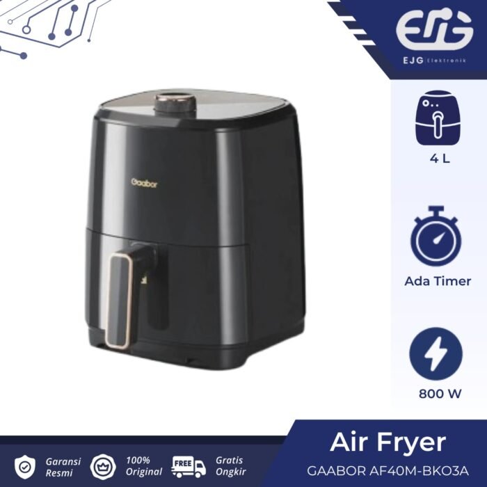 Air Fryer Gaabor AF40MBK03A Mesin Penggoreng Tanpa Minyak - Kapasitas 4L - Gambar 3