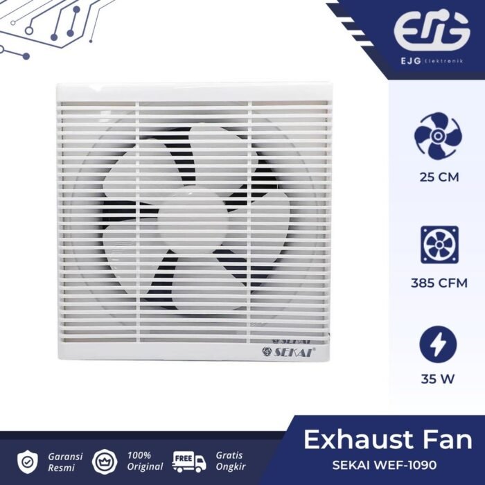 Sekai WEF 890 Exhaust Fan In Out 8" WEF890 - Gambar 2